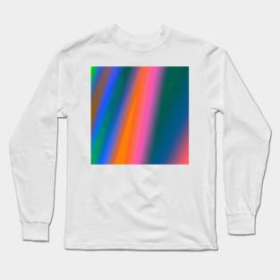 blue green red pink abstract texture background pattern Long Sleeve T-Shirt